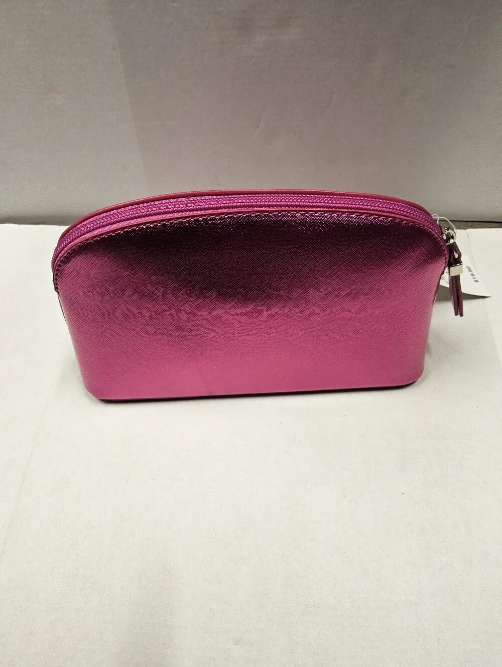 NWT Pink Metallic Zip Pouch and purple zip jewelry case